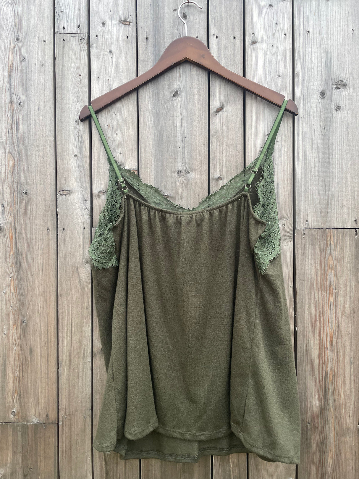 Law and Co Curve - Cali Lace Trim Stretch Camisole - Khaki