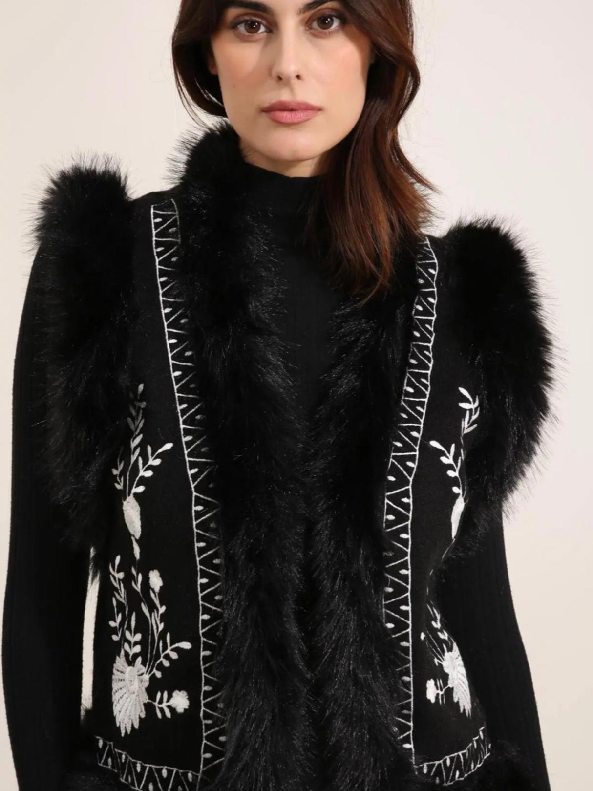 Colete Noah Tricotado - Preto