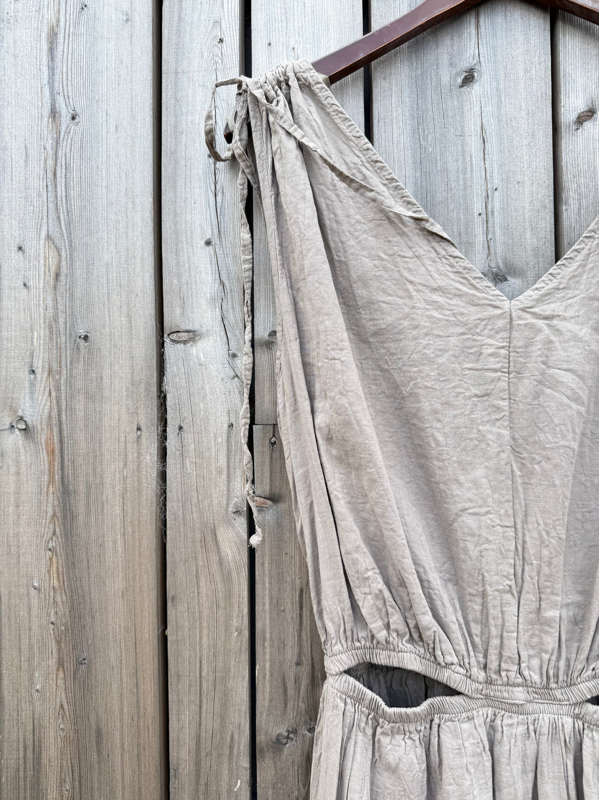 Zahra Cut Out Maxi - Slate