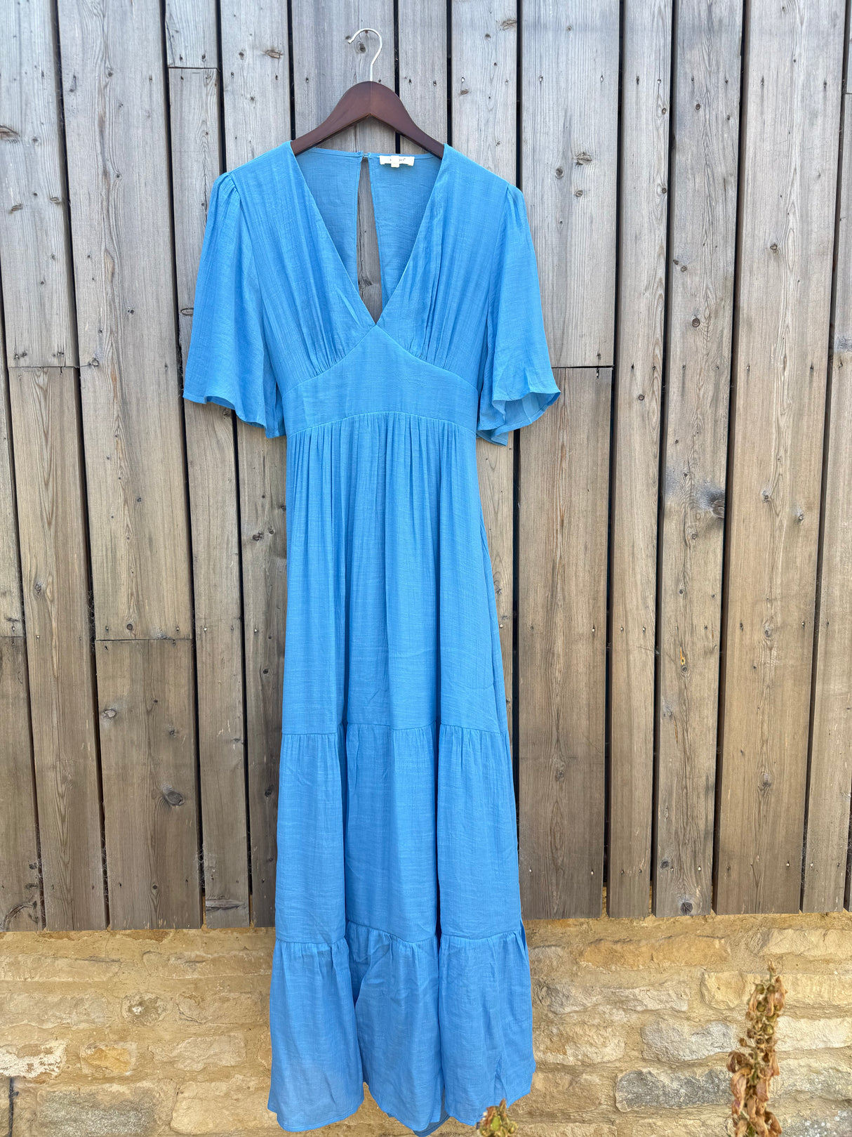 Romy Tie Back Dress - Blue