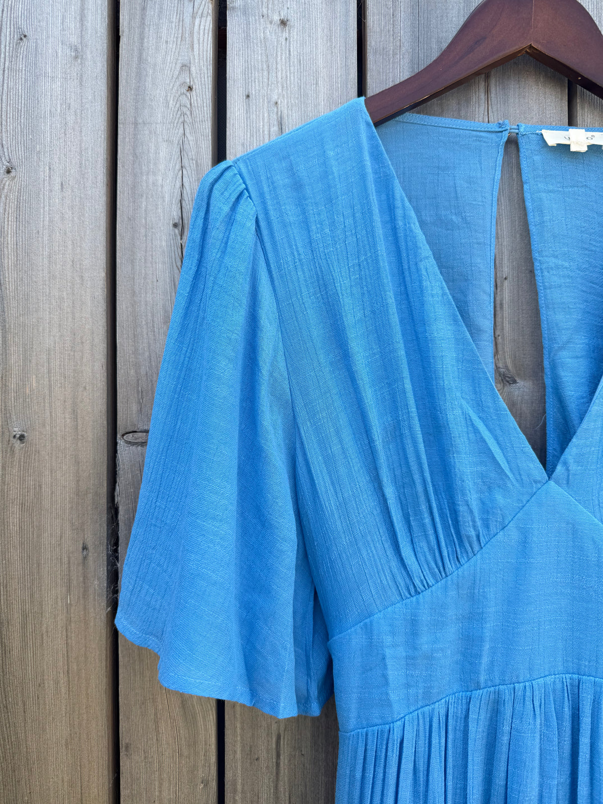 Romy Tie Back Dress - Blue