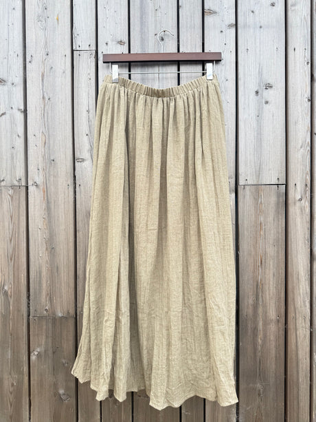 Jimmy Cotton Midi Skirt - Khaki