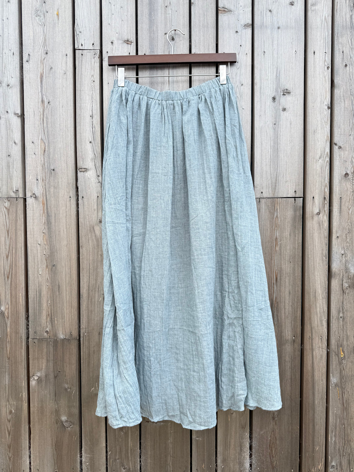 Jimmy Cotton Midi Skirt - Denim Blue