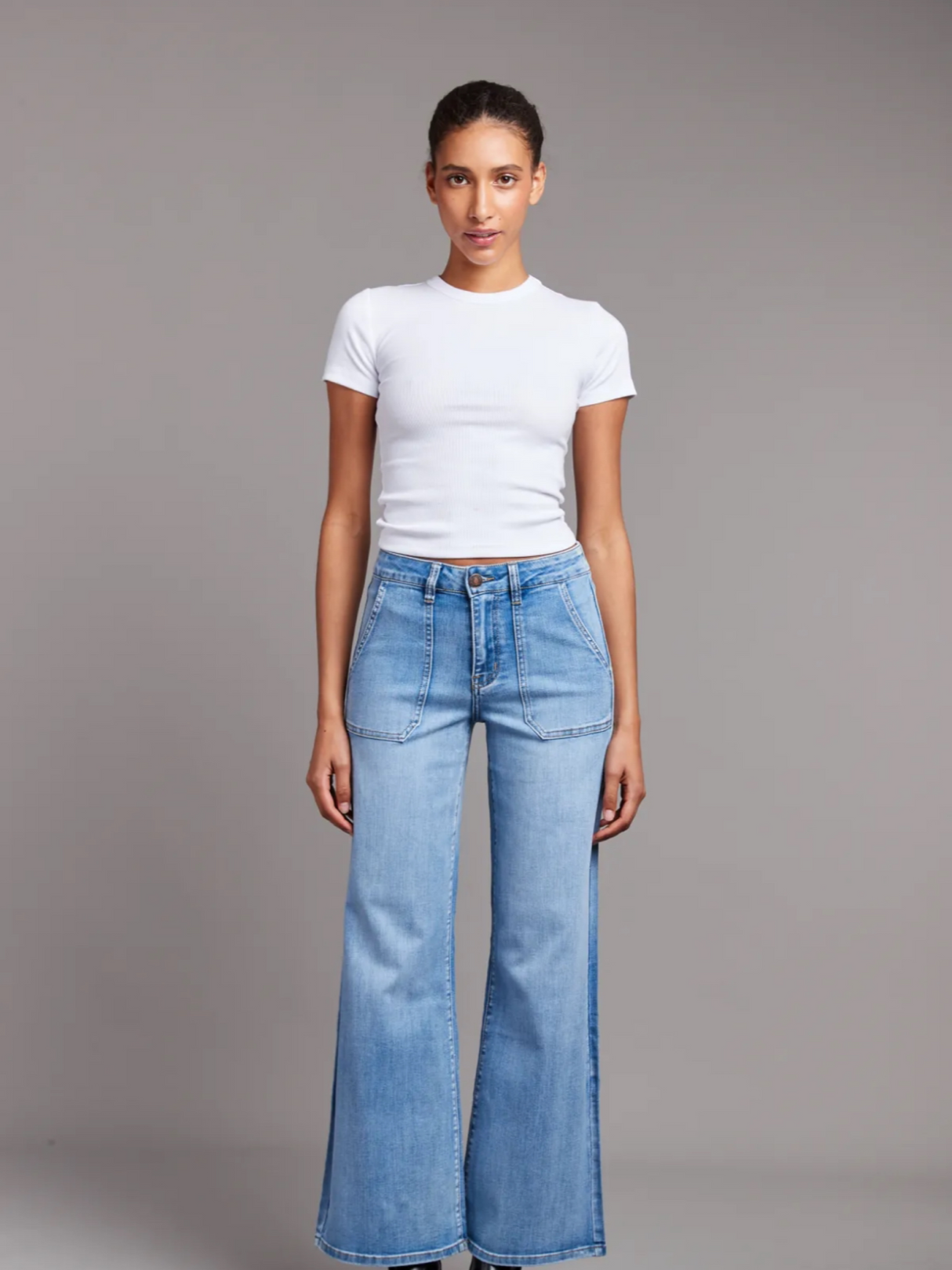 Jean Crush con lavado denim claro