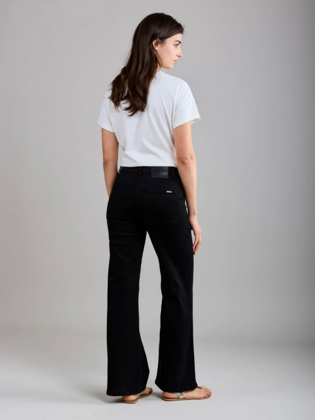 Crush Wide Leg - Black