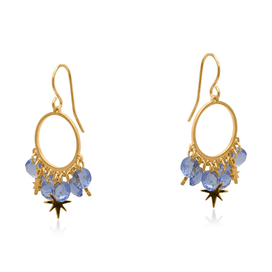 Penelope Earrings - Blue