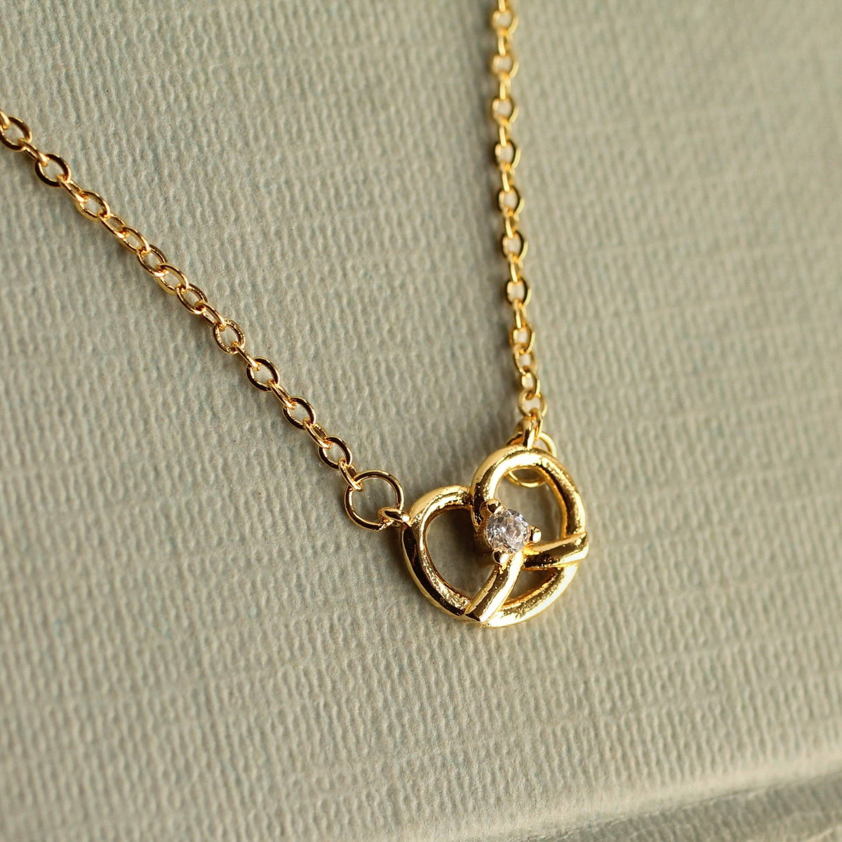 Pretzel Necklace