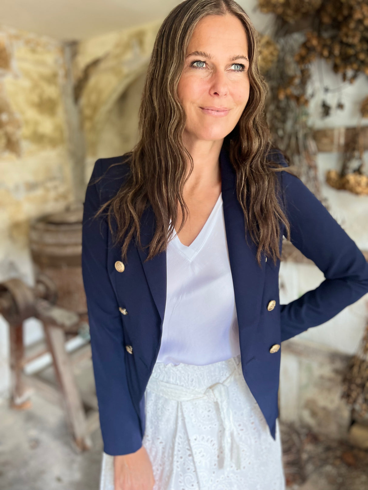 Blazer Eliza azul marino