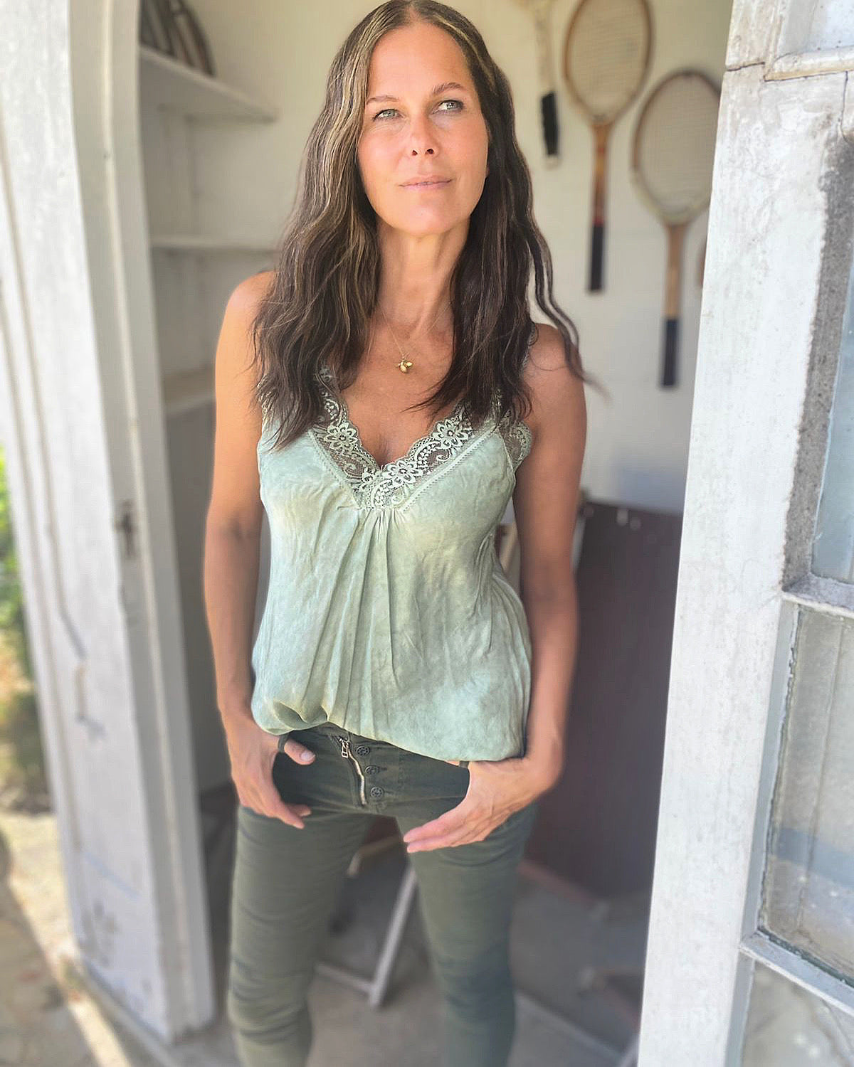 Jean Lux Light Khaki