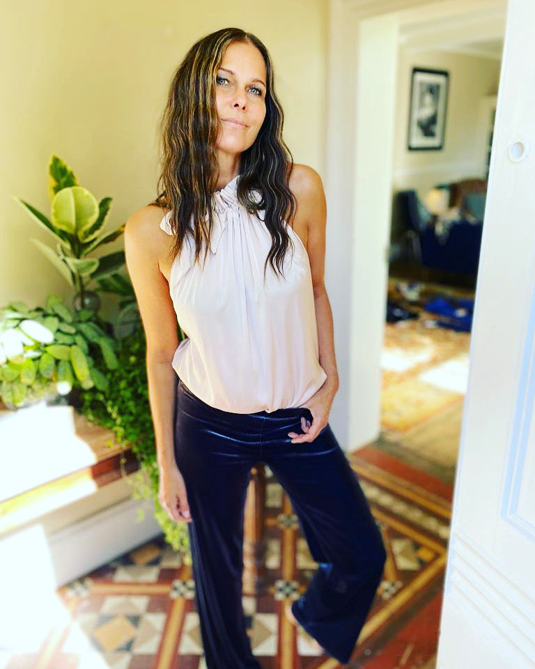 Jessica Velvet Pant Grey