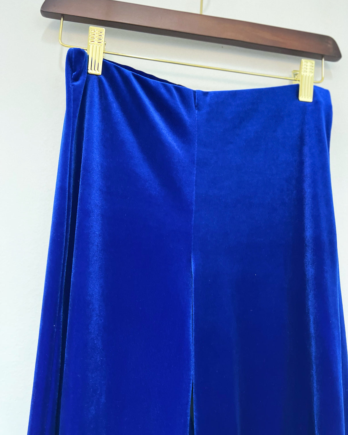 Pantalón de terciopelo Jessica azul real