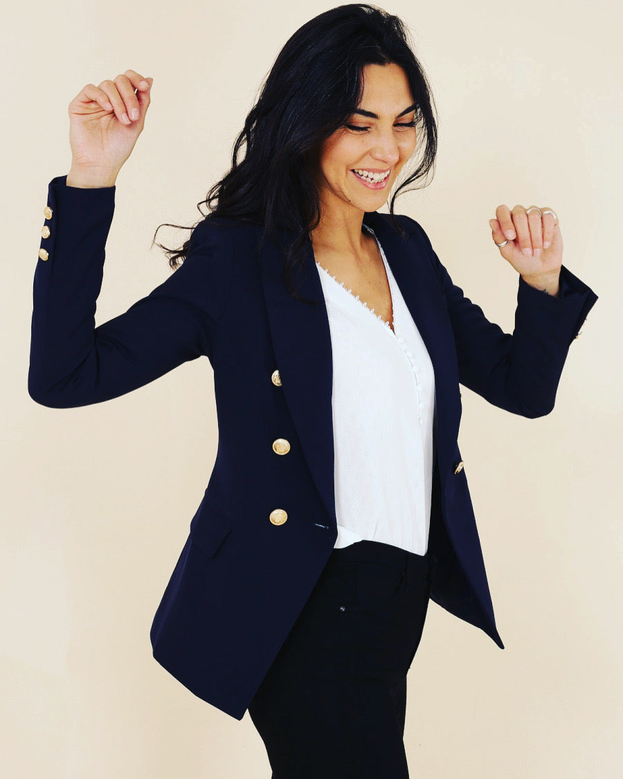 Blazer Eliza azul marino