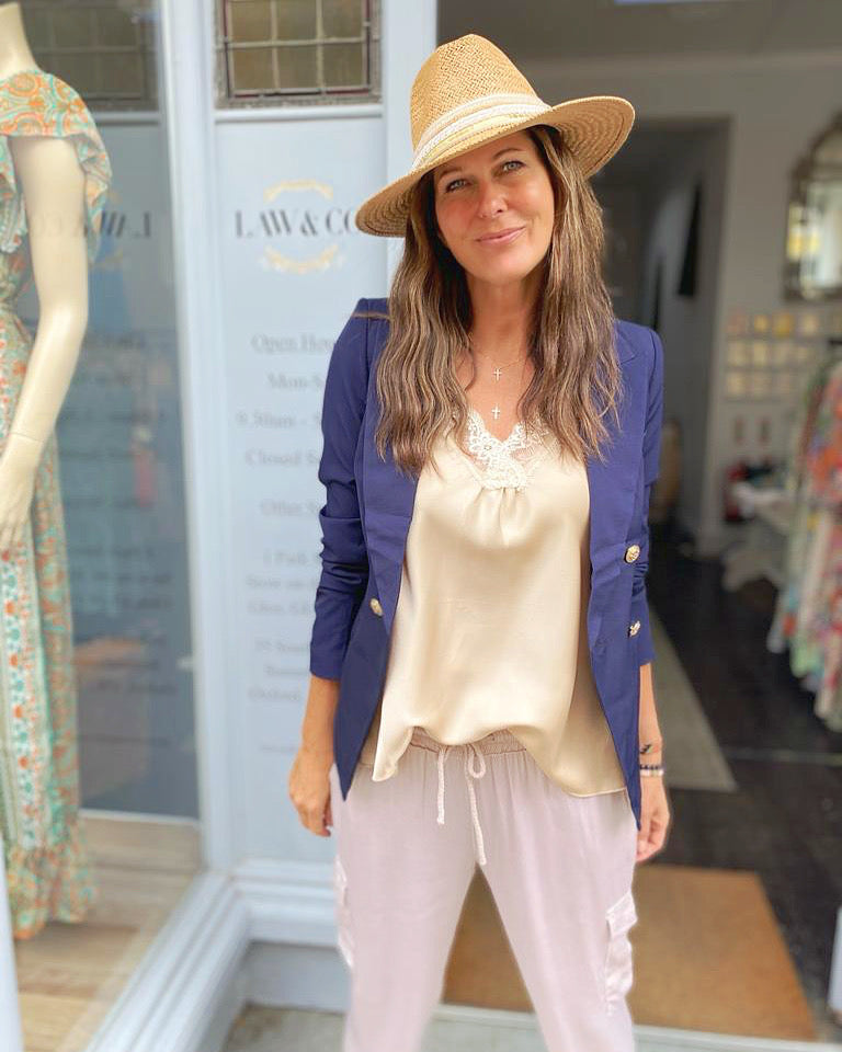 Blazer Eliza azul marino