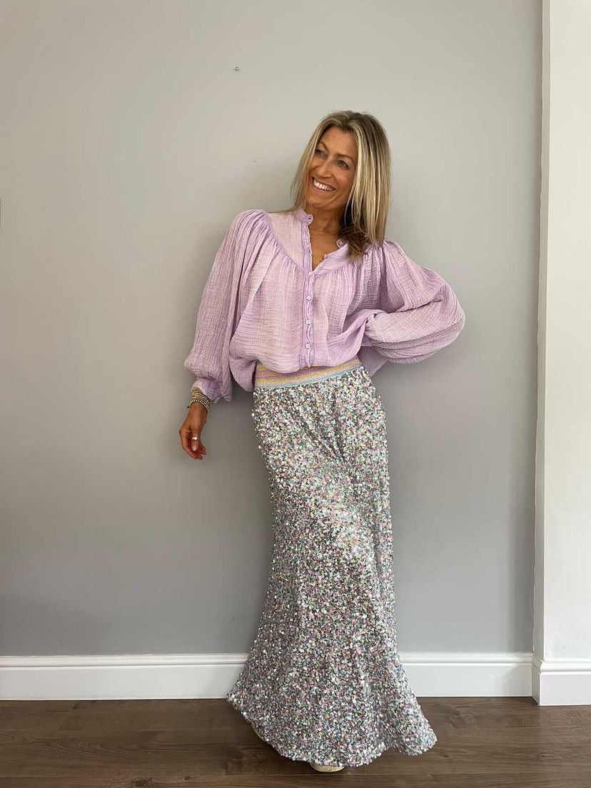 Seline Sequin Skirt Multi