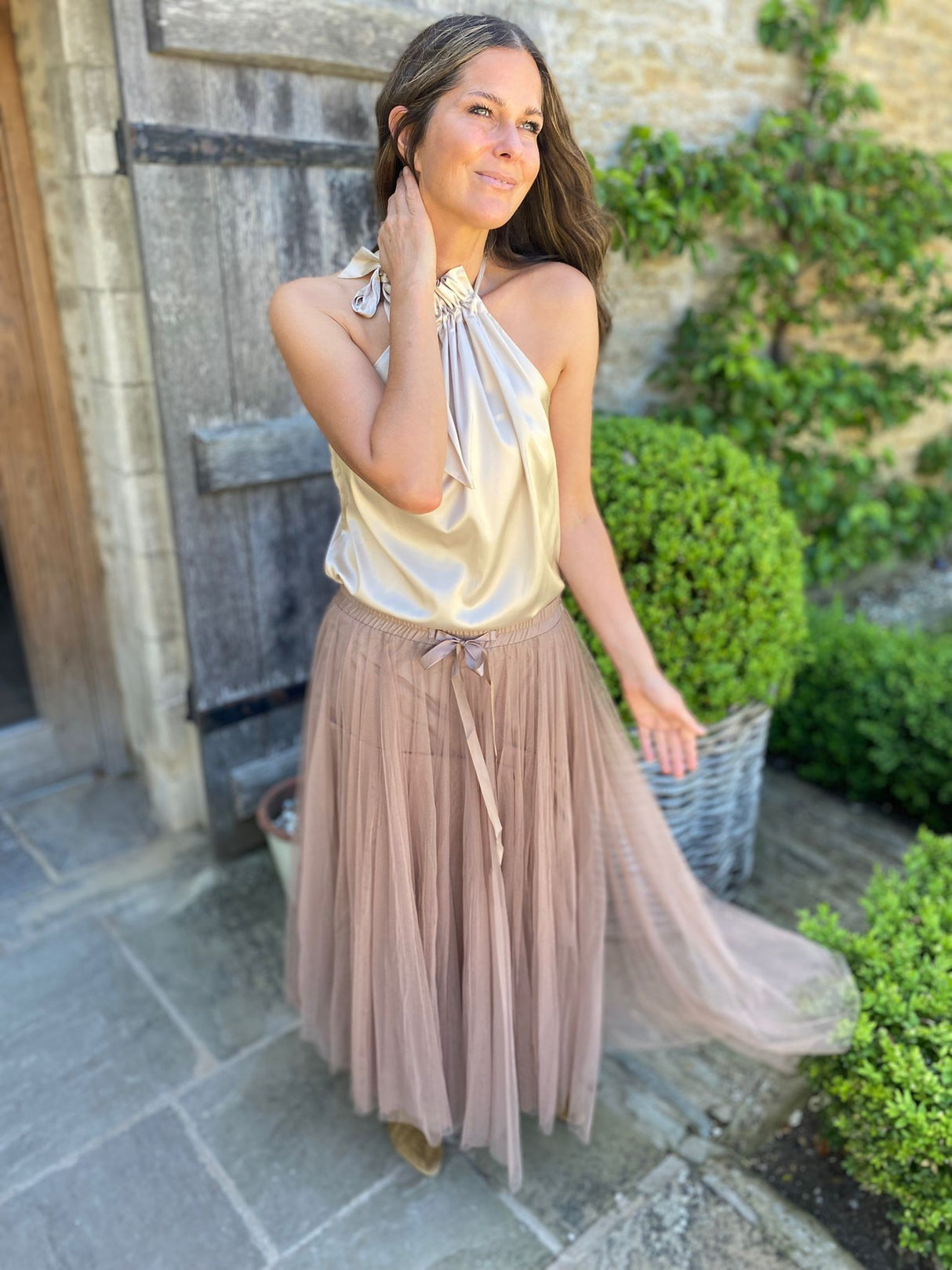 Bella B Top Champagne