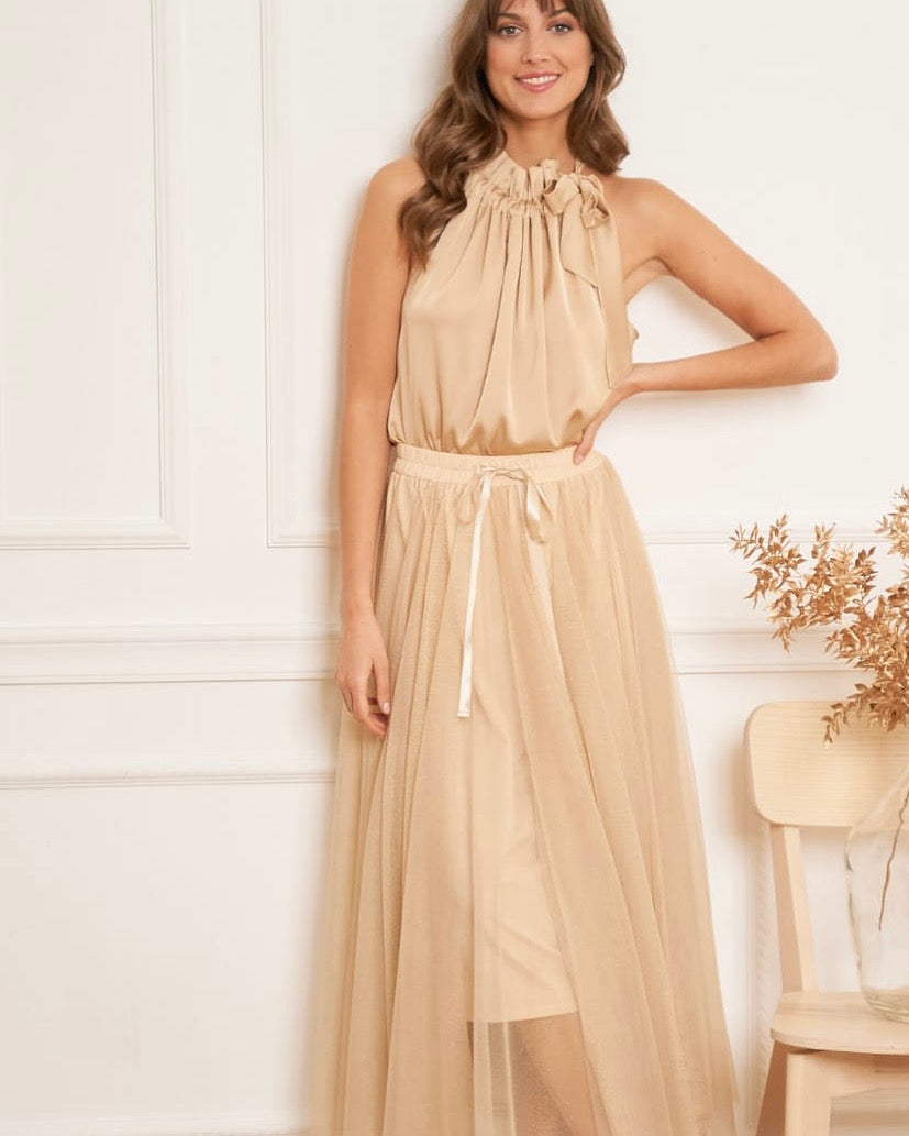 Bella B Top Champagne