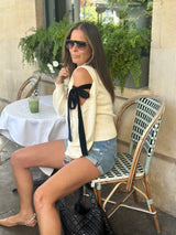 Keeley Cold Shoulder Knit - Ecru