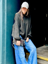 Arlo Wide Sleeve knit - Black