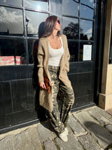 Diane Long Cardigan - Biscuit