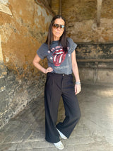 Camiseta Ozzy lavada en negro