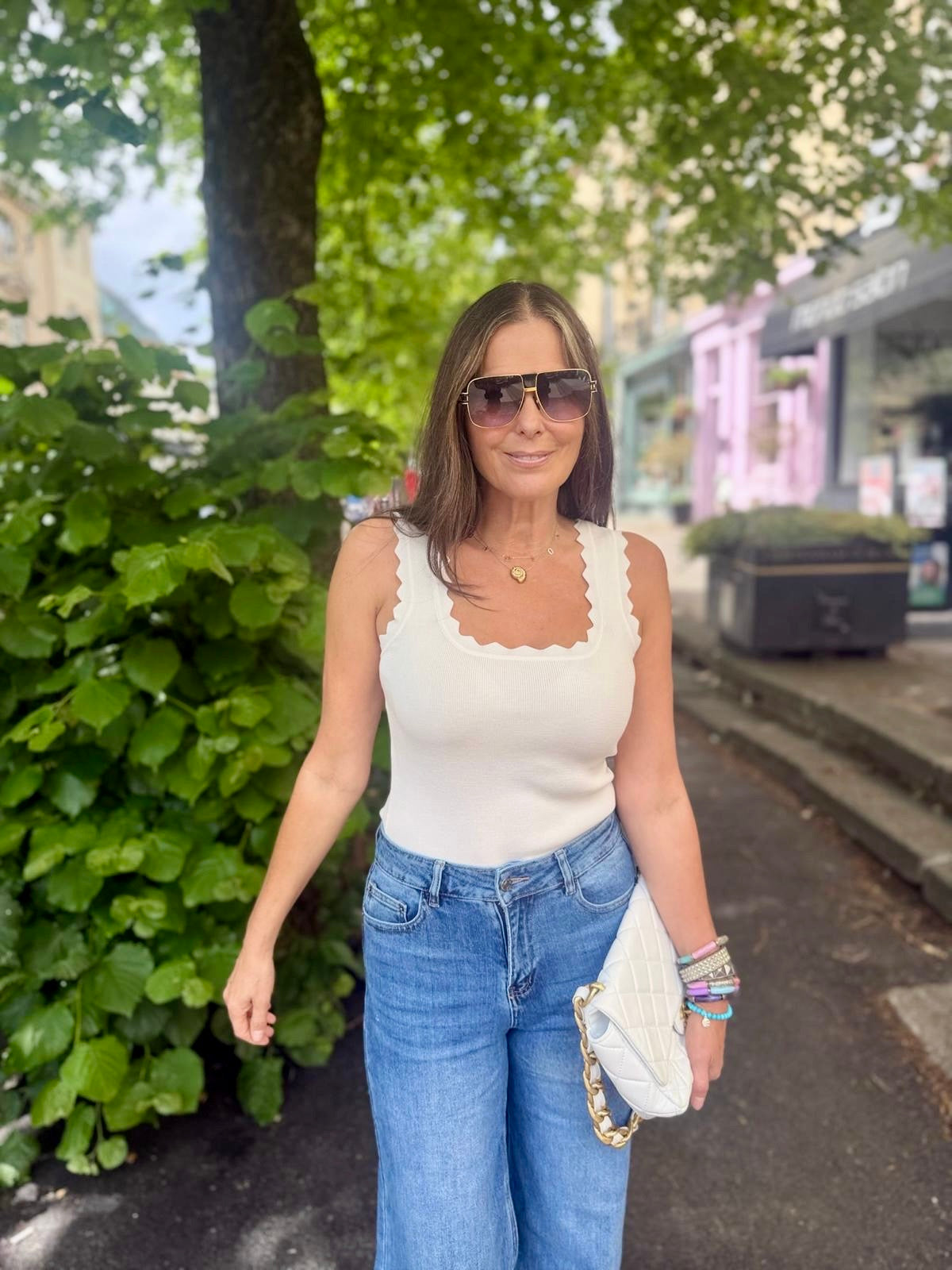 Agnes Vest - White