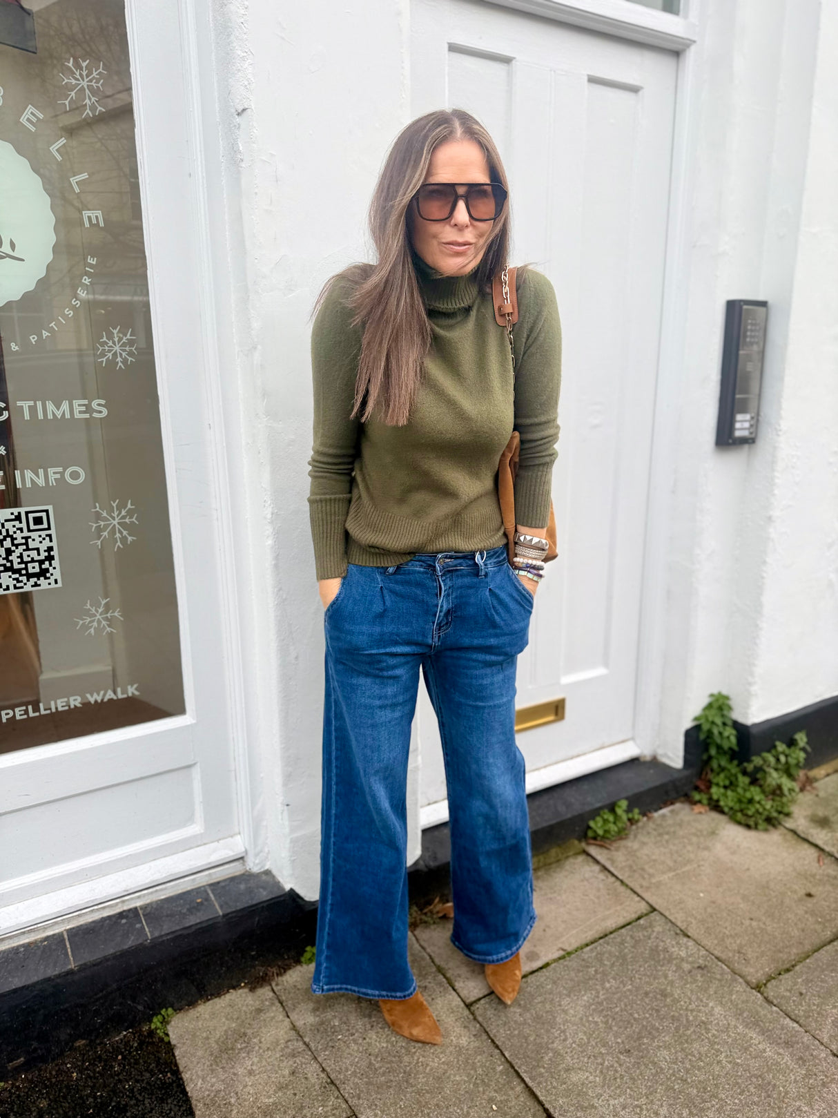 Rita Roll Neck Essential - Khaki