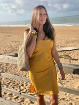Eloise Slip Dress - Gold