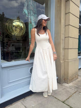 April Dress - White