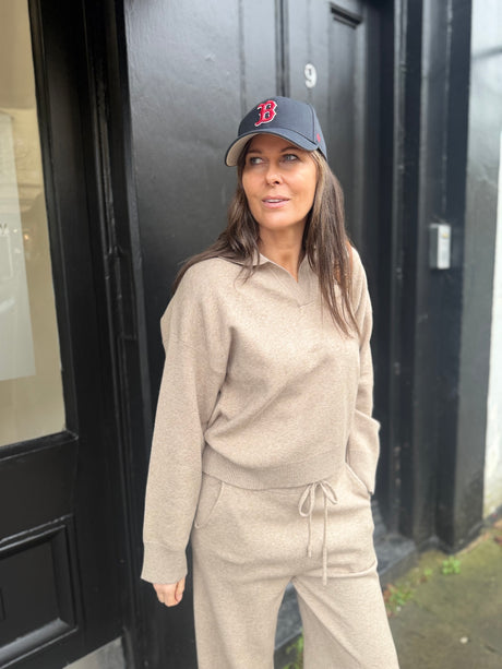 Temper Polo Knit - Beige