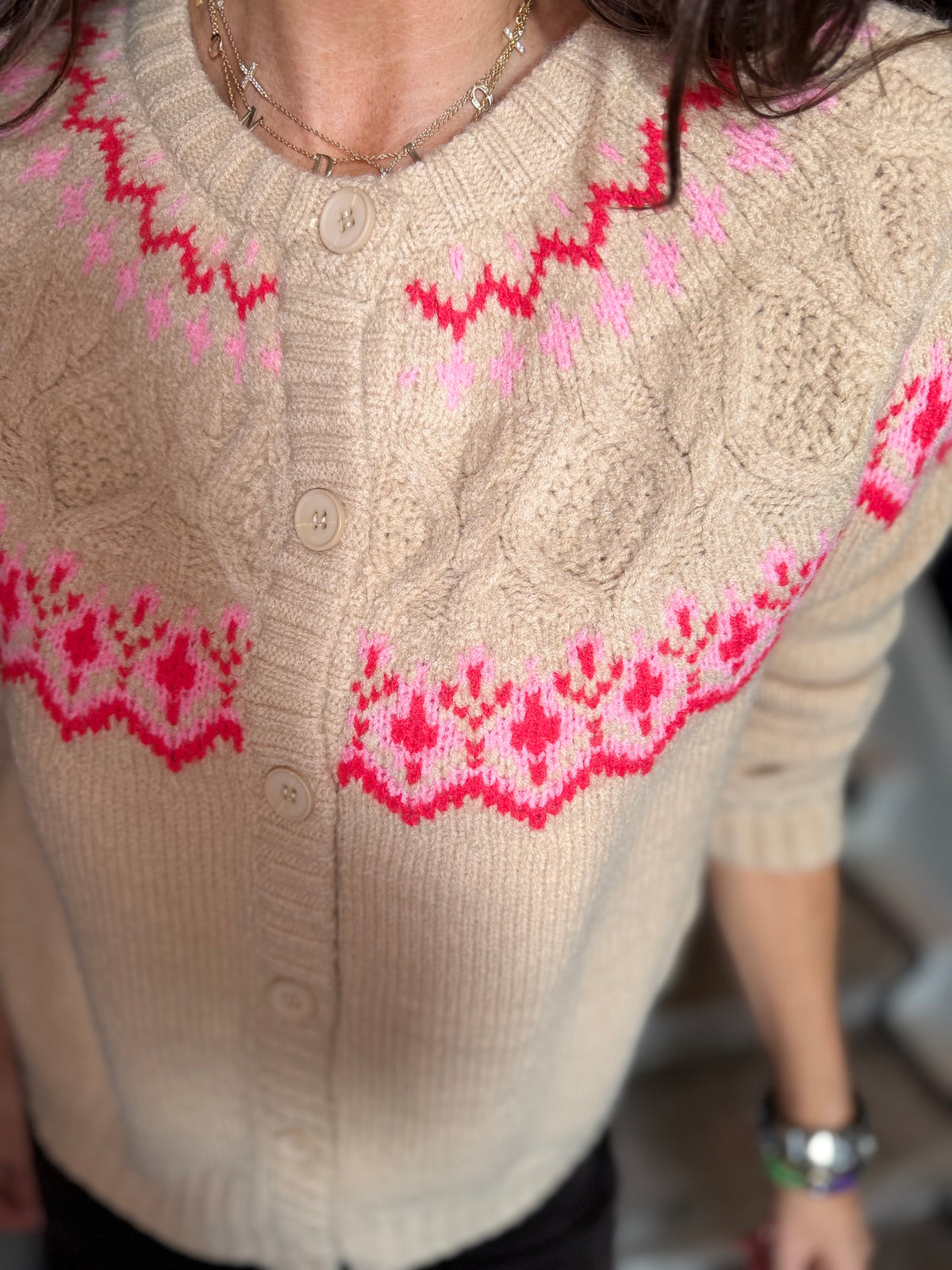Sloane Cardigan - Biscuit