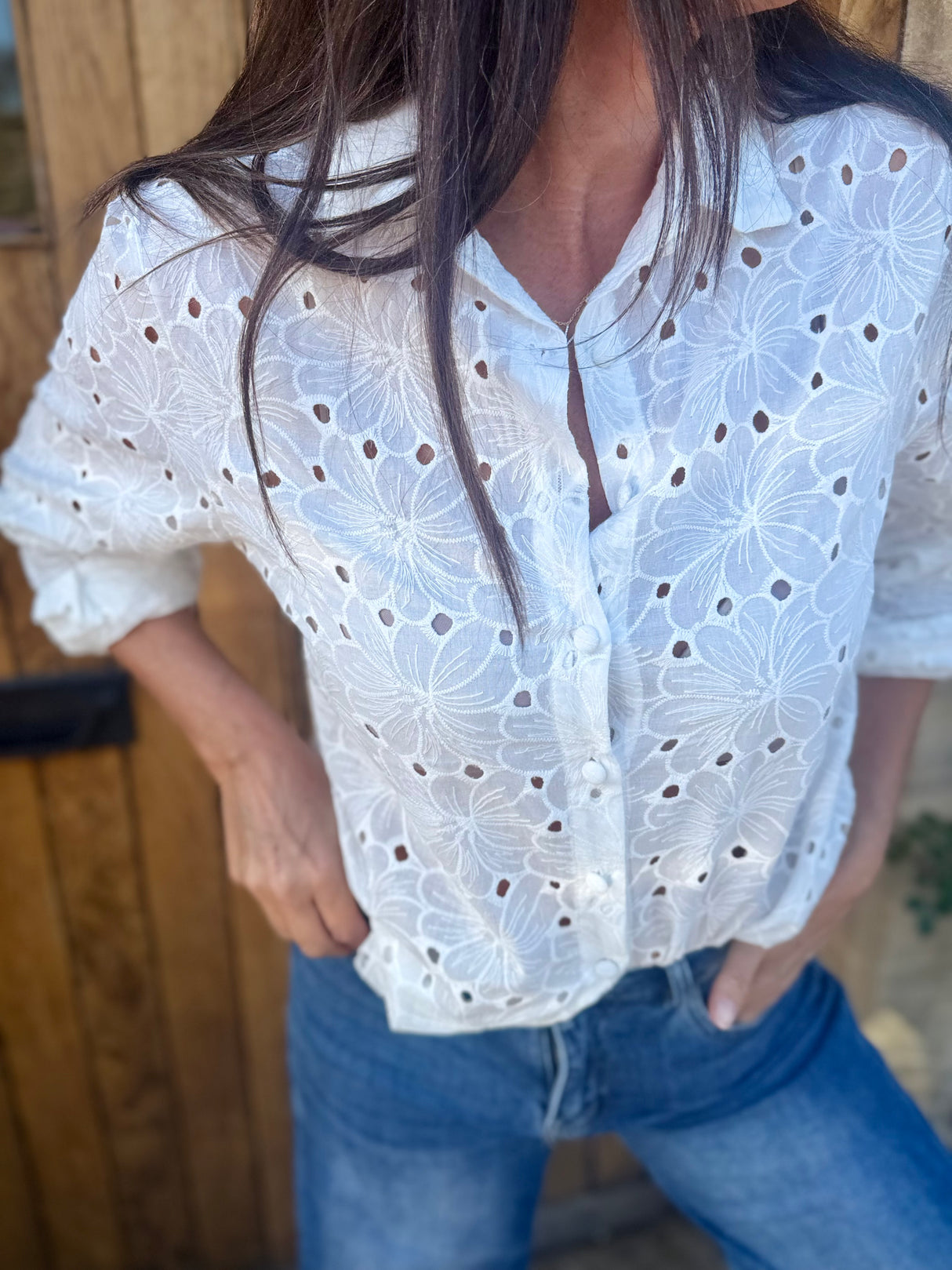 Calista Embroidered Blouse