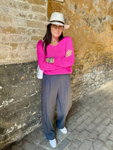 Pantalón ancho Taylor - Gris