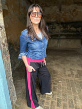 Pantalón Tempest Negro/Magenta