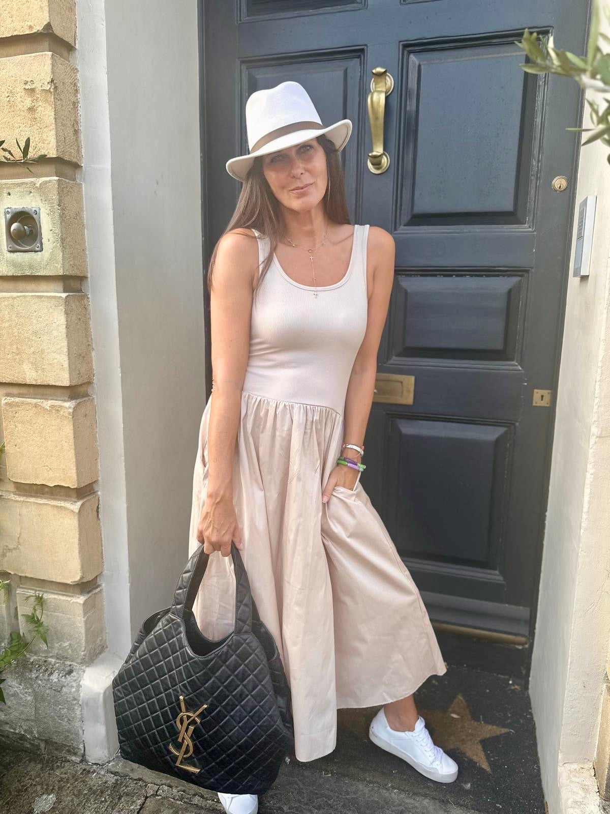 April Dress - Nude