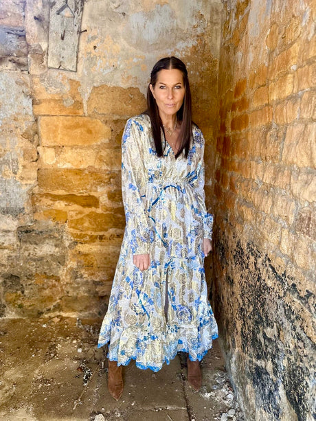 Rae Maxi Dress - Blue