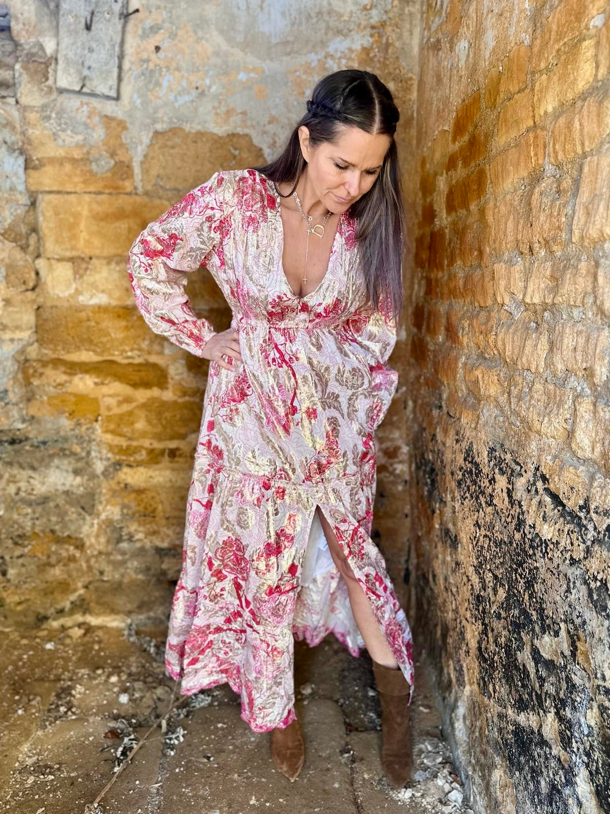 Rae Maxi Dress - Red