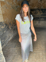 Camiseta LCo gris/neón