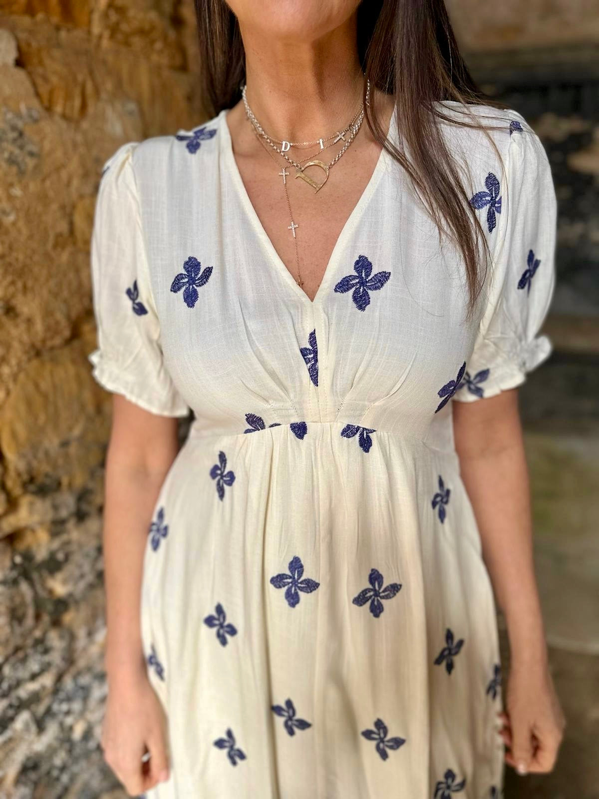 Evelyn Embroidered Dress