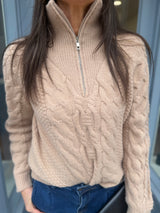 Connie Quarter Zip Knit