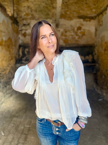 Bloom Blouse - Cream