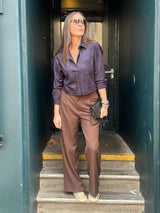 Sable Suede Effect Shirt