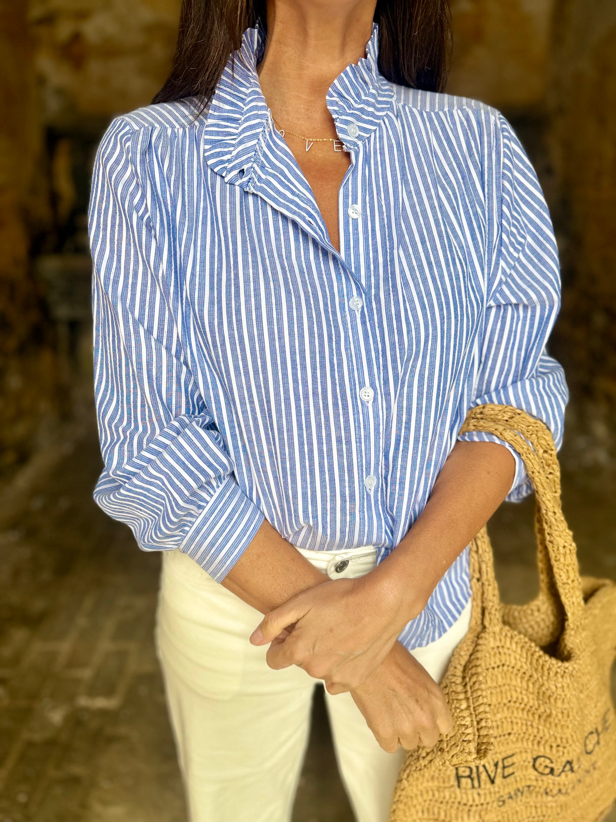 Elodie Stripe Blouse