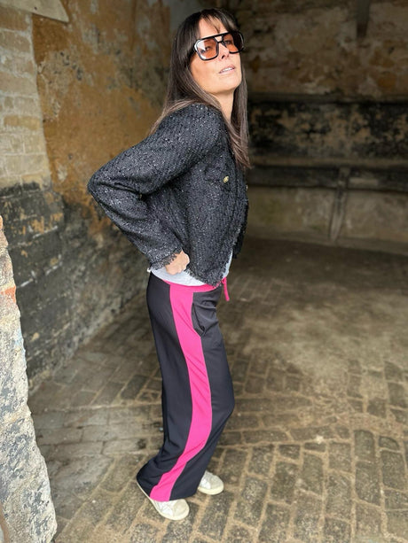 Pantalón Tempest Negro/Magenta