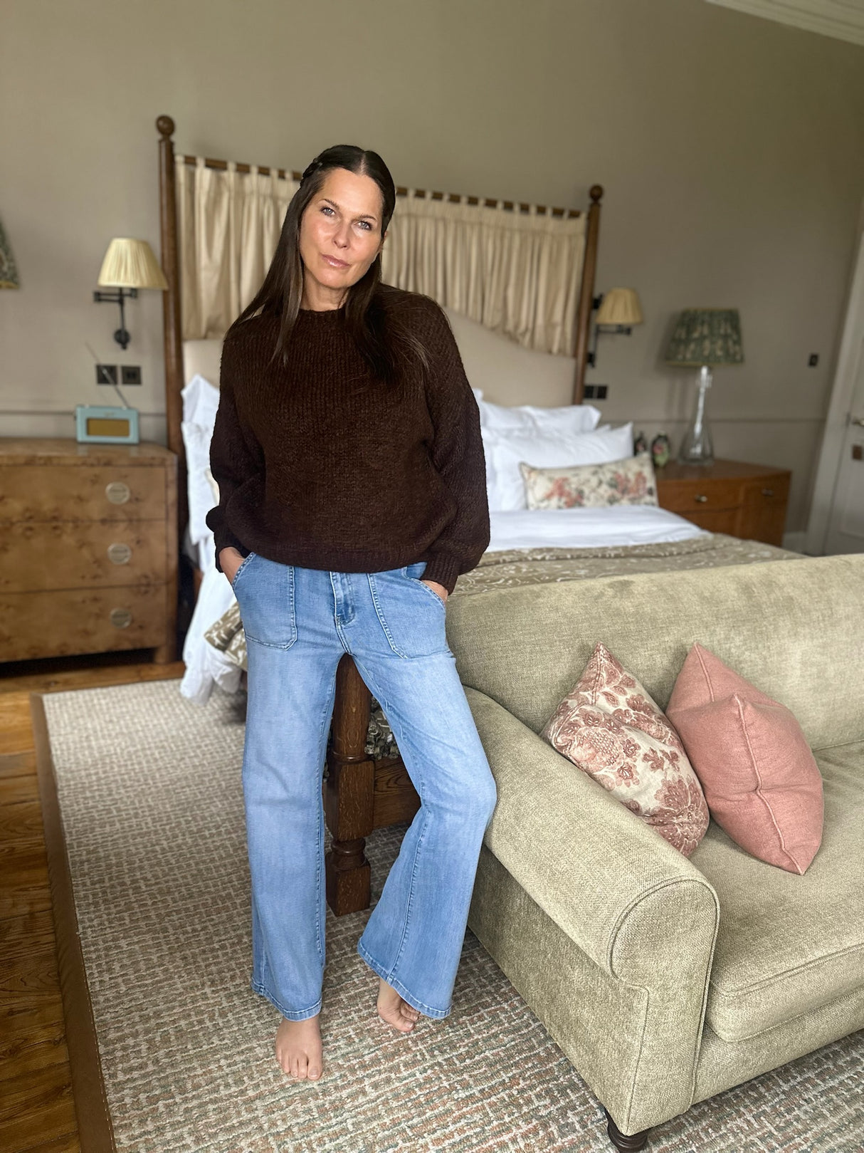 Jean Crush con lavado denim claro