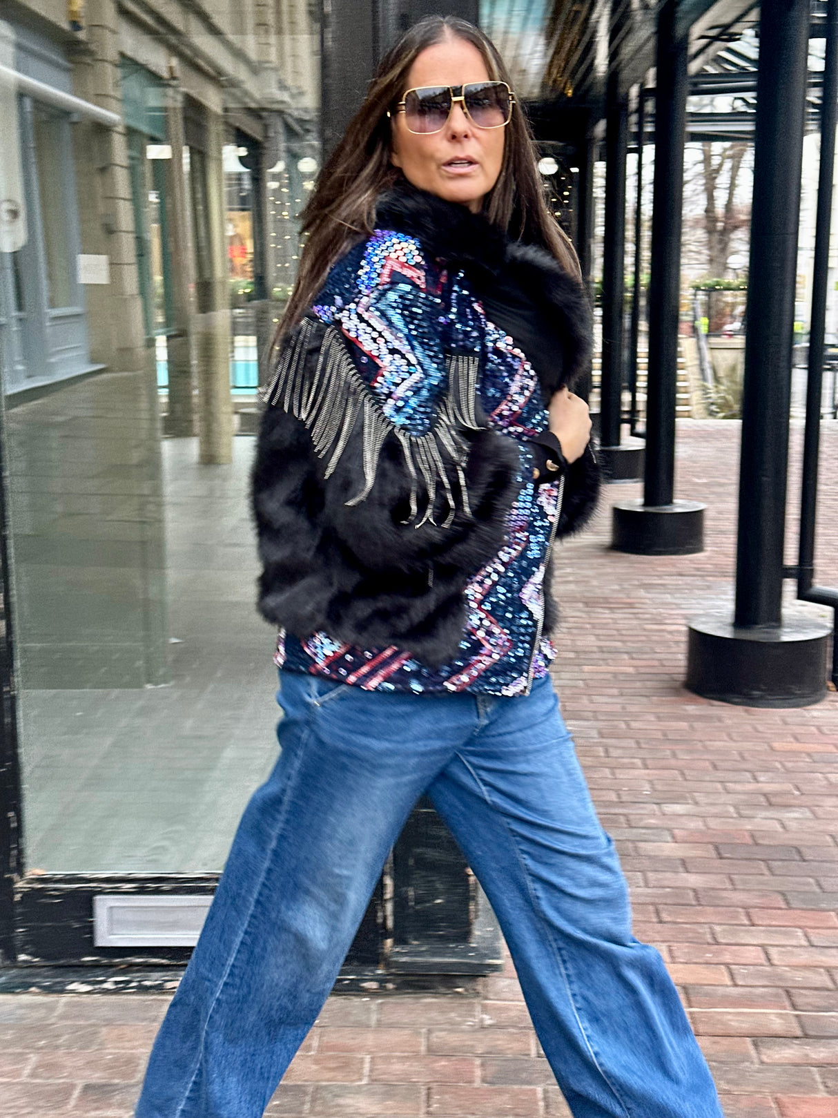 Zoella Embellished Jacket - Black