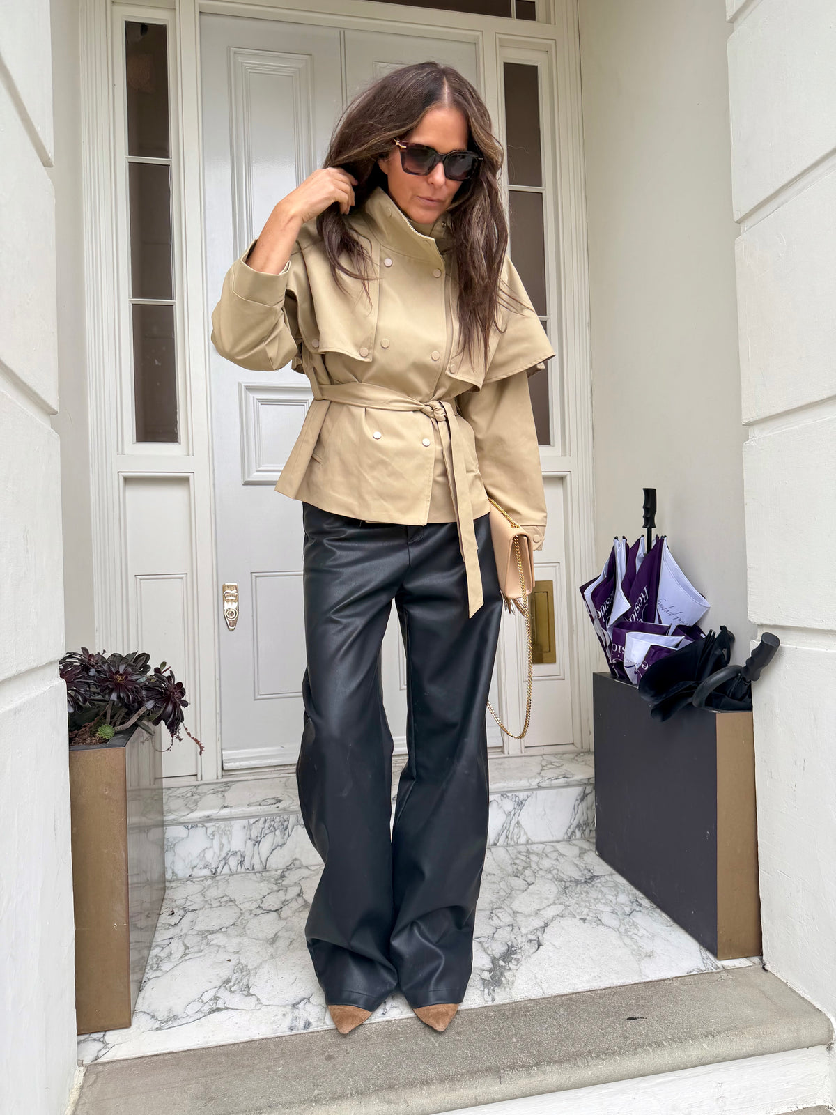 Wilton Short Trench - Beige