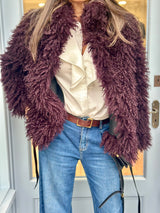 Jigsaw Faux Fur Jacket