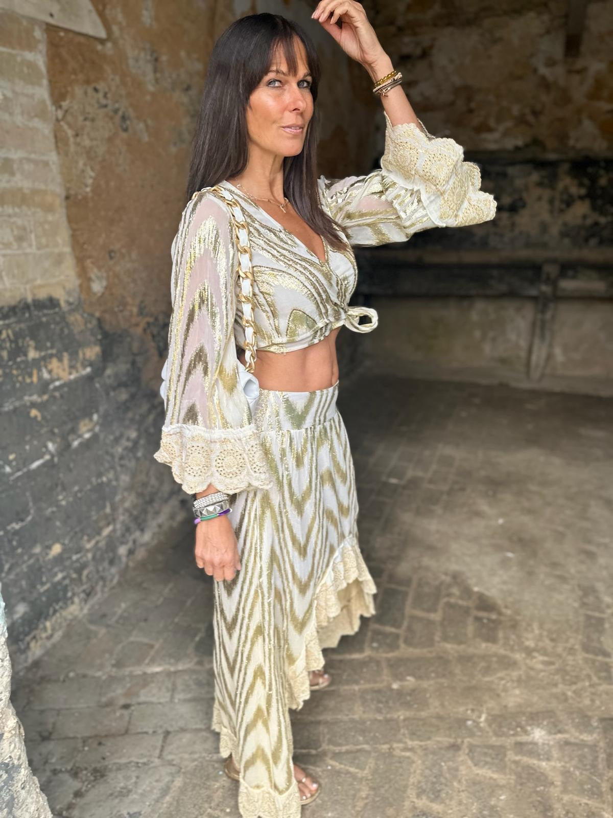 Jasmine Skirt - Gold