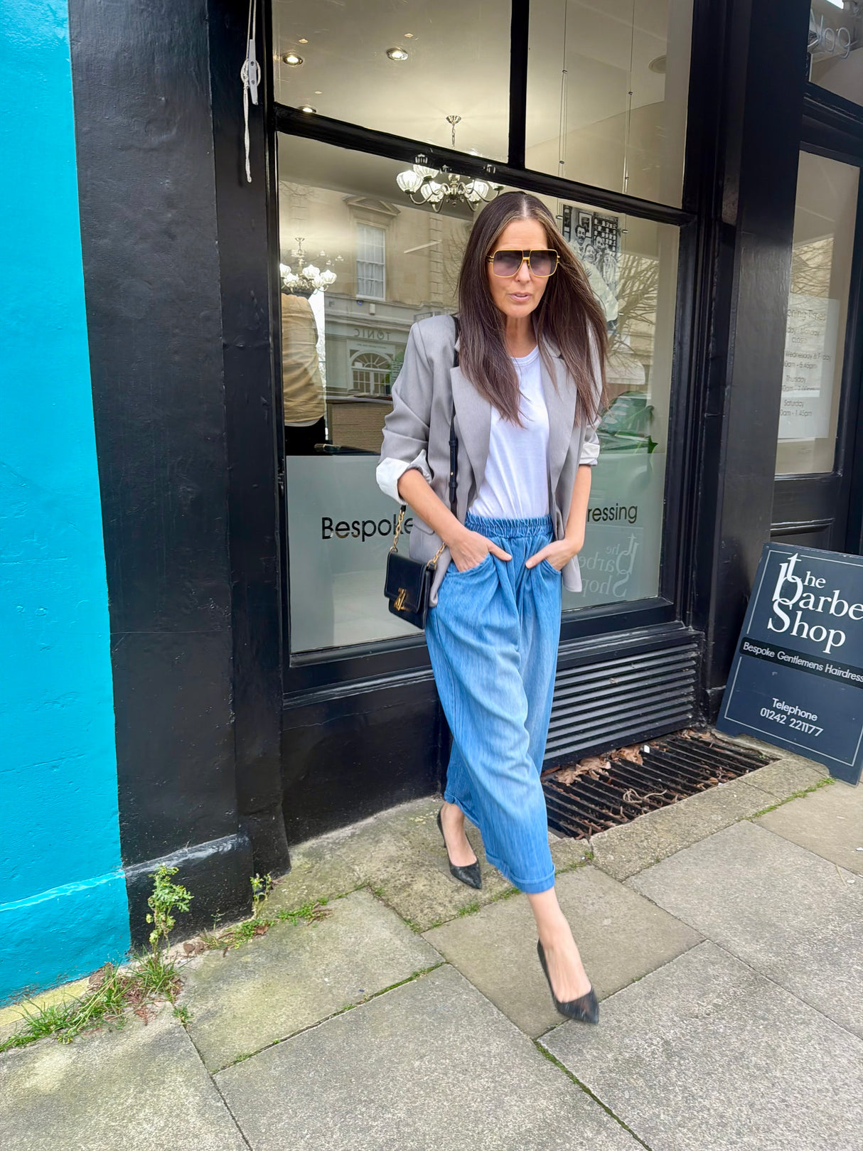 Collette Culottes - Mid Wash