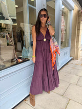 Dahlia Maxi Dress - Cherry